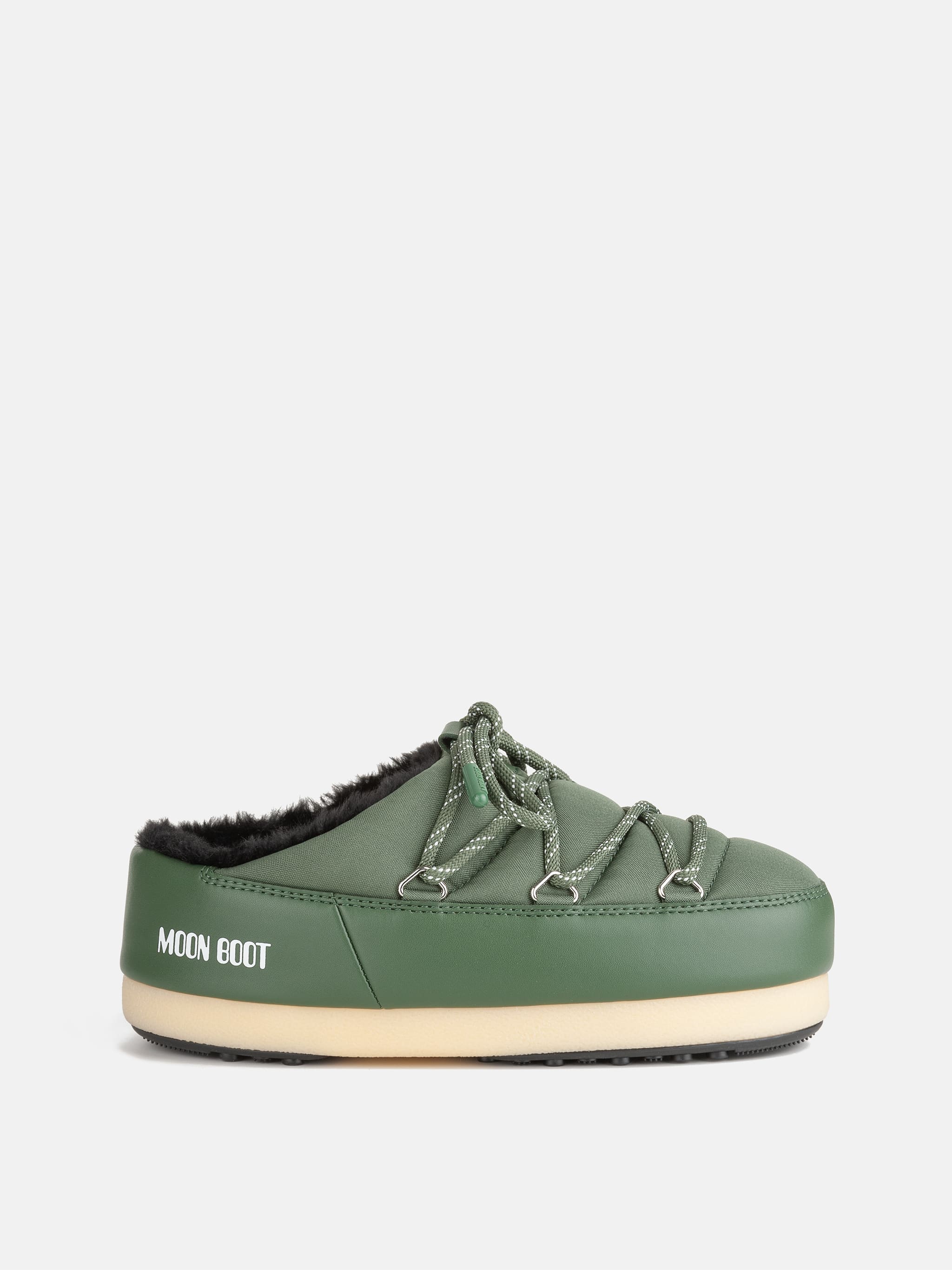 EVX GREEN NYLON MULES