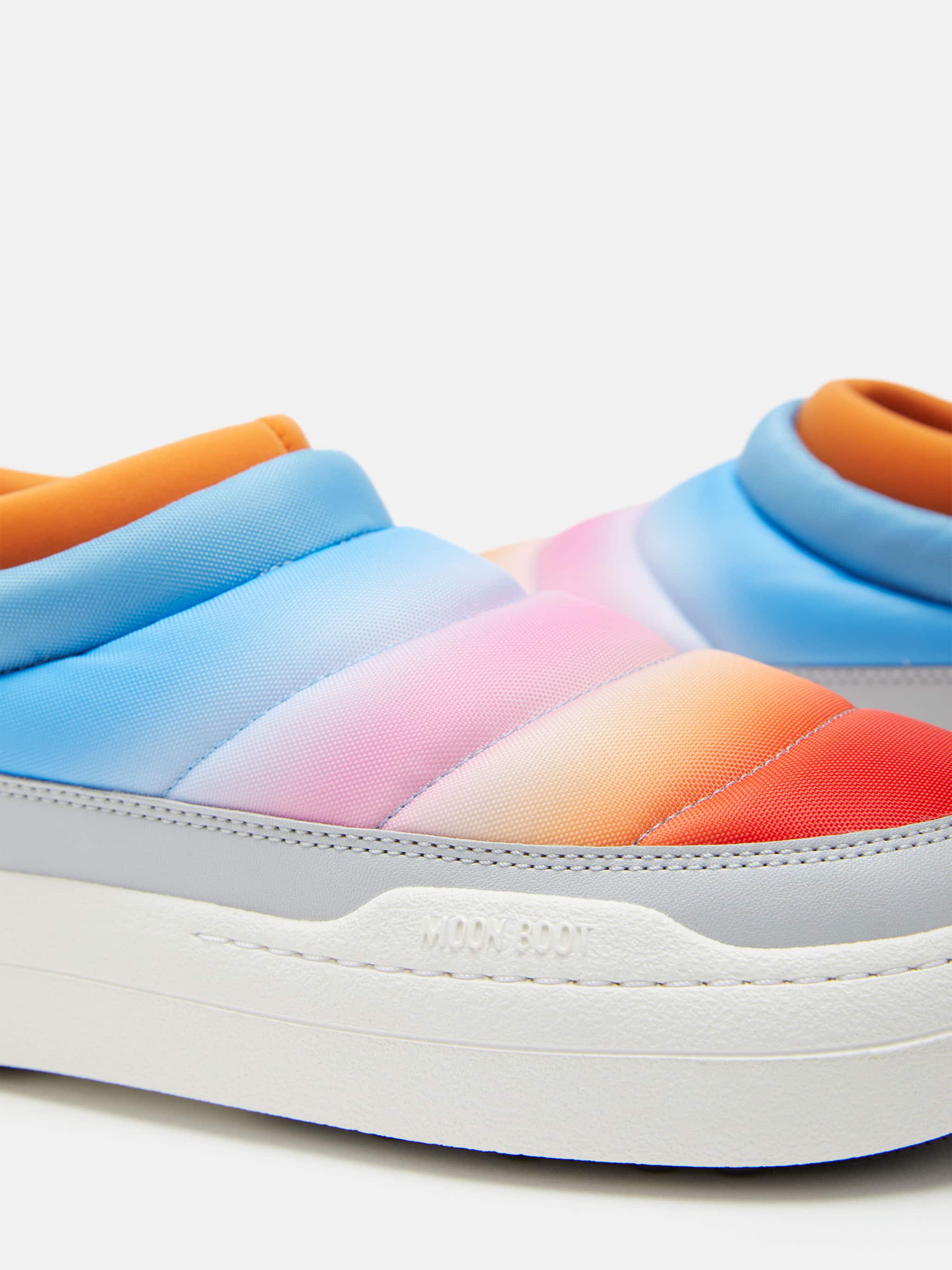 PARK SOFT SUNRISE-PRINT GREY SNEAKERS image number 3