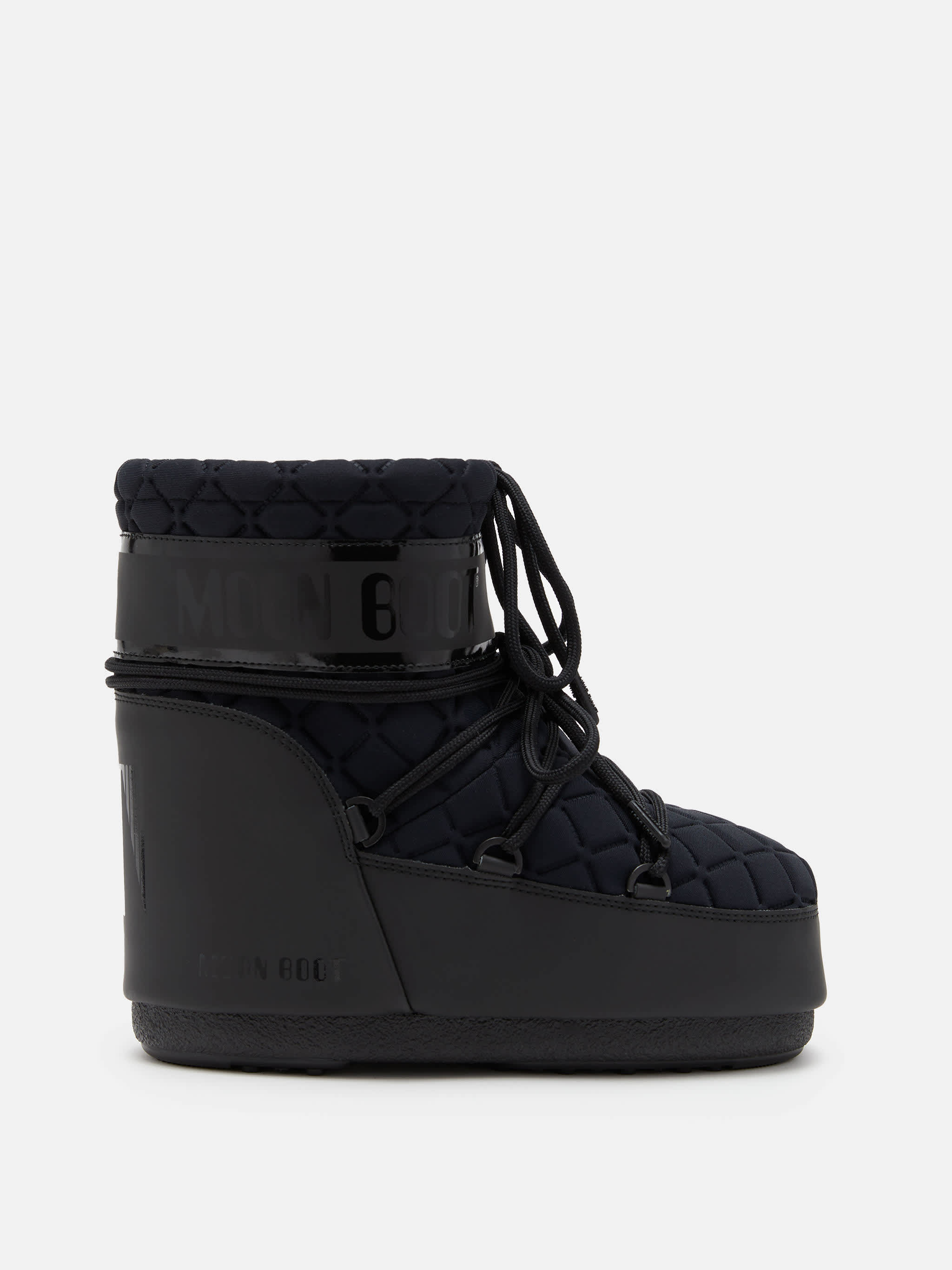 ICON LOW QUILT BLACK BOOTS