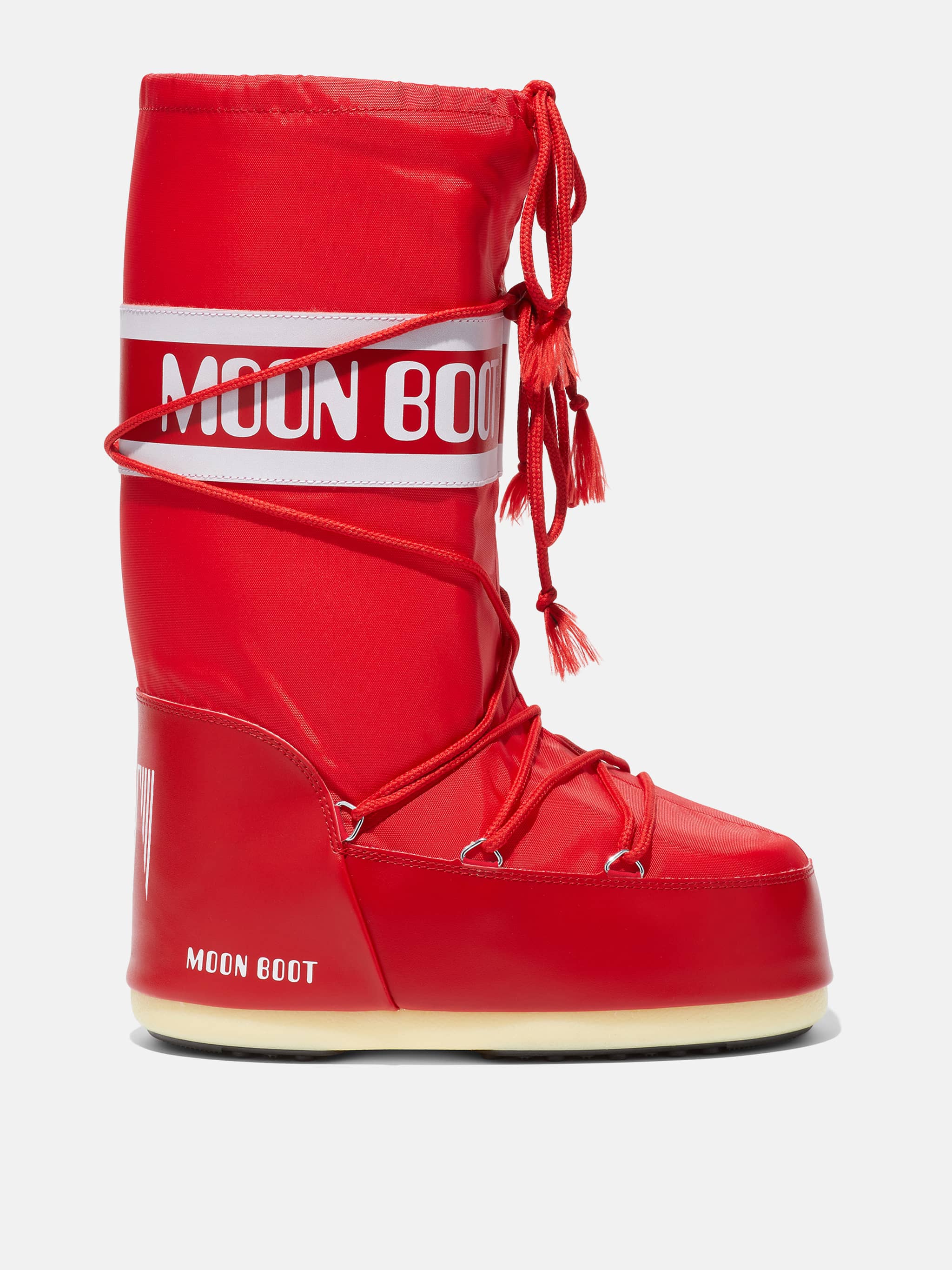 ICON RED NYLON BOOTS