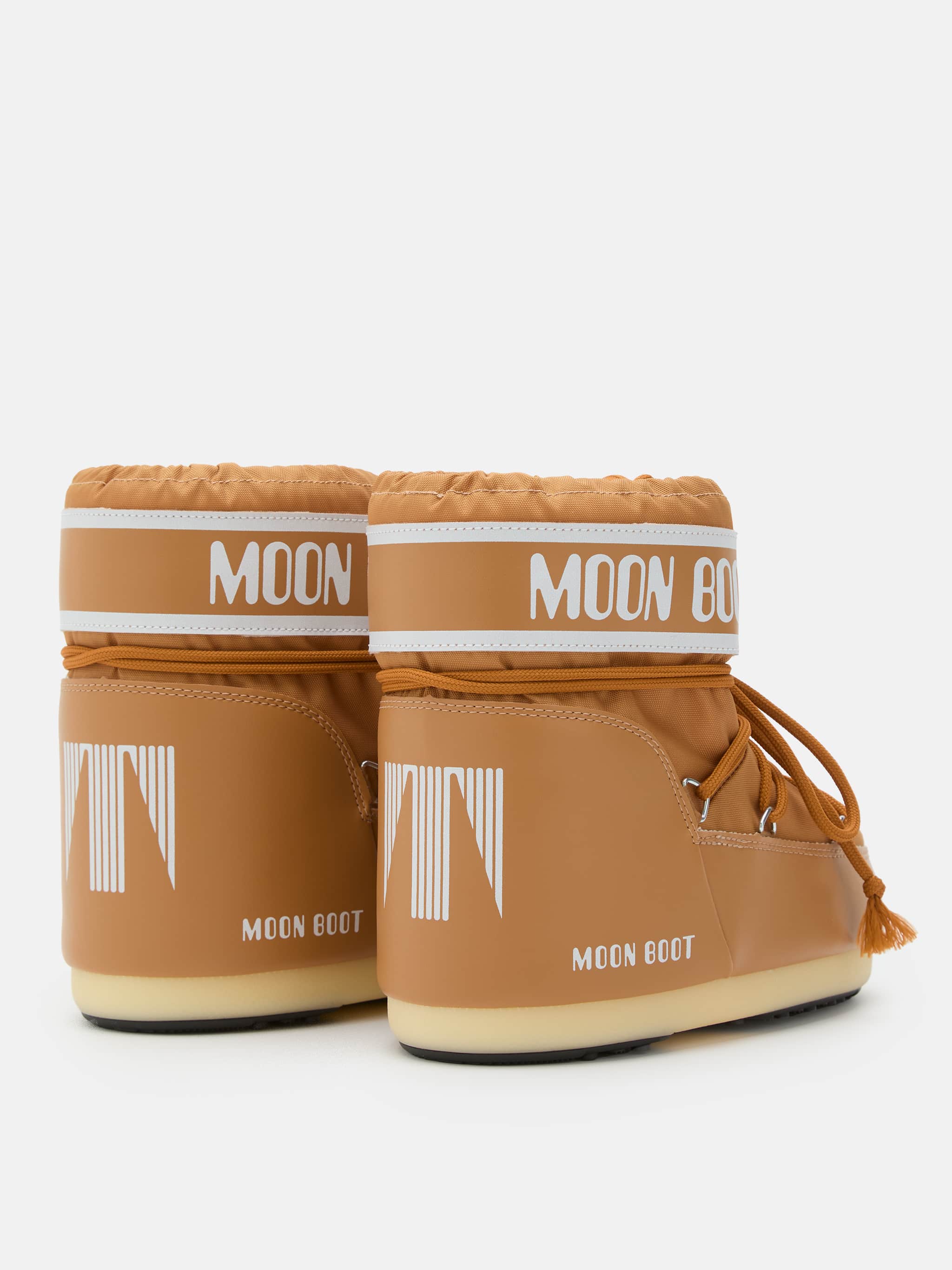 ICON LOW BROWN NYLON BOOTS