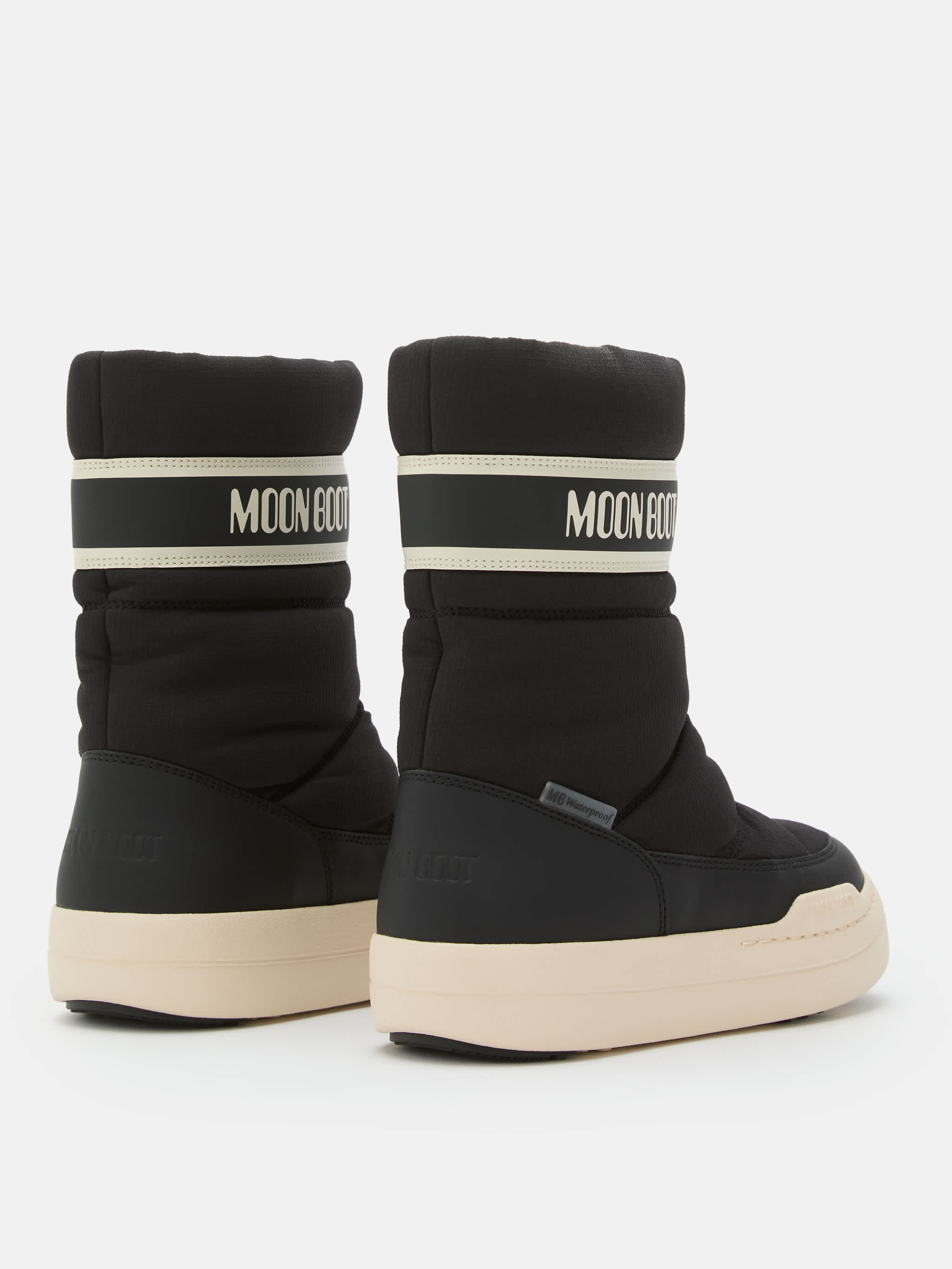 JUNIOR PARK BLACK ZIP HIGH BOOTS