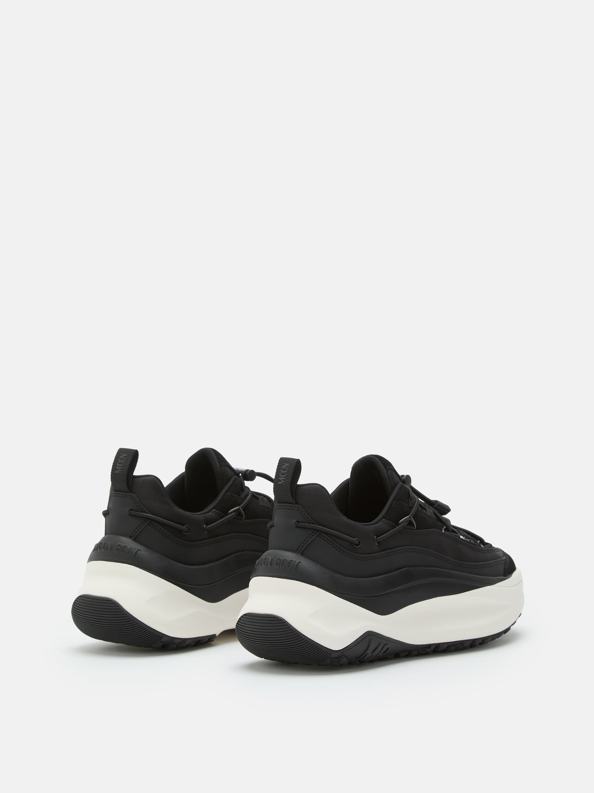 MOON247 XLACE BLACK & WHITE SNEAKERS