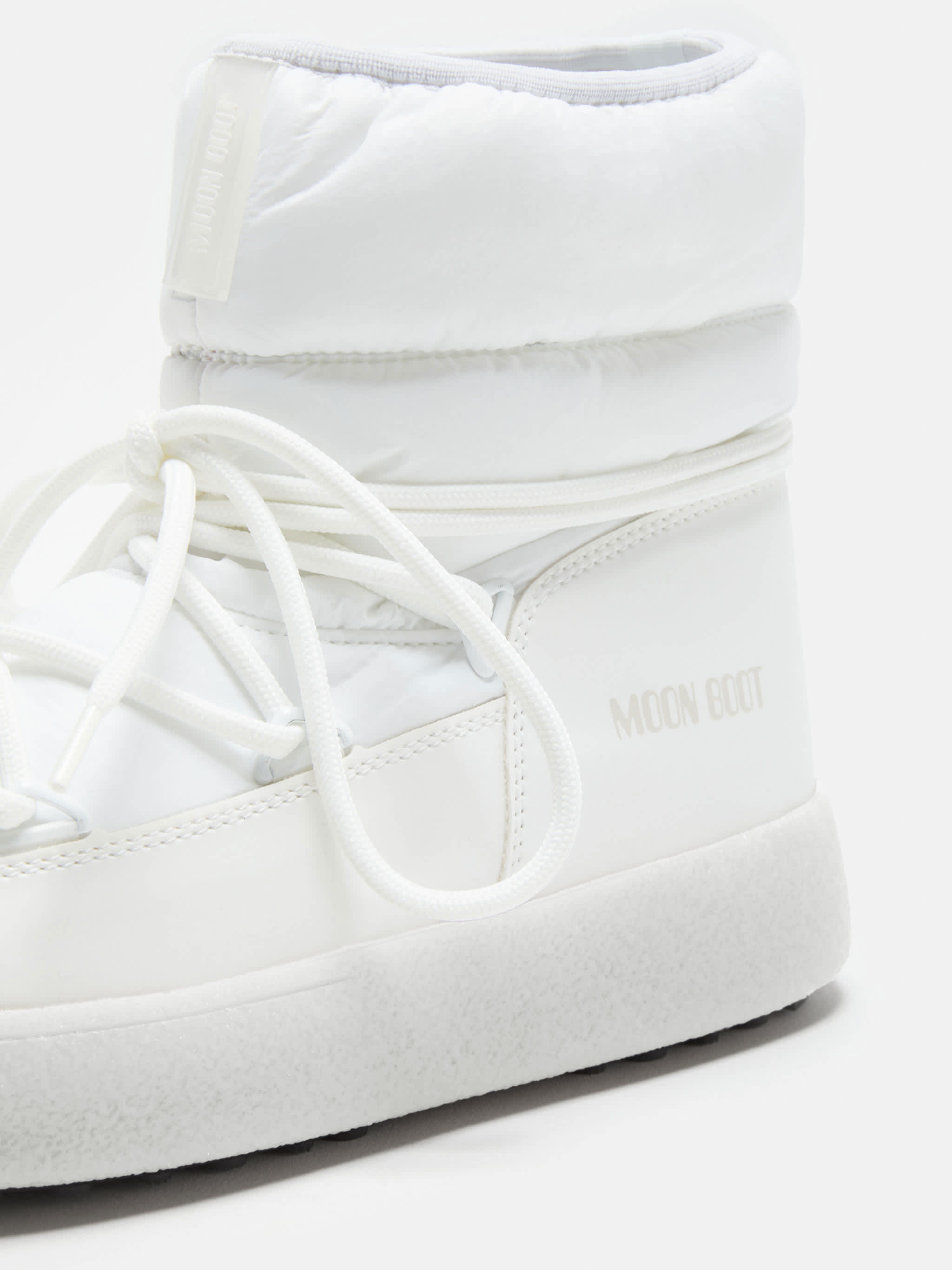 LTRACK LOW WHITE NYLON BOOTS image number 3
