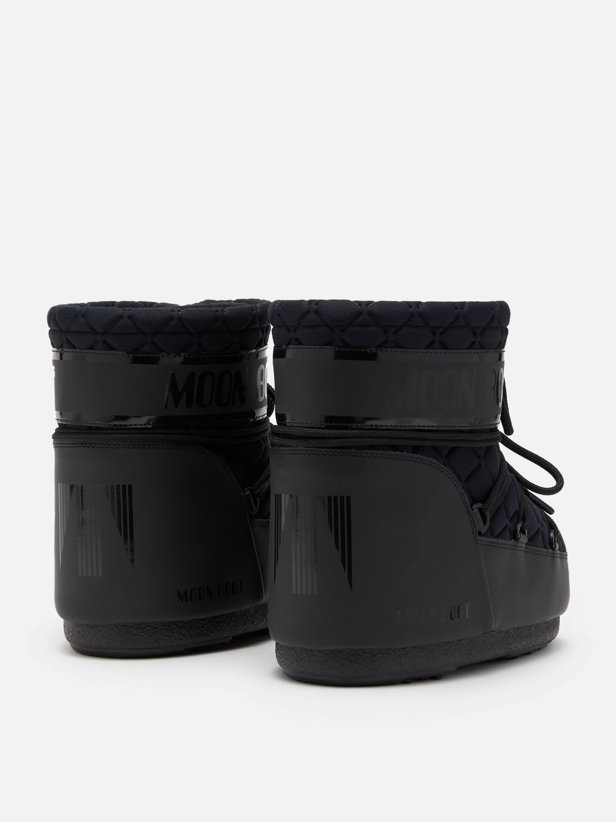 ICON LOW QUILT BLACK BOOTS