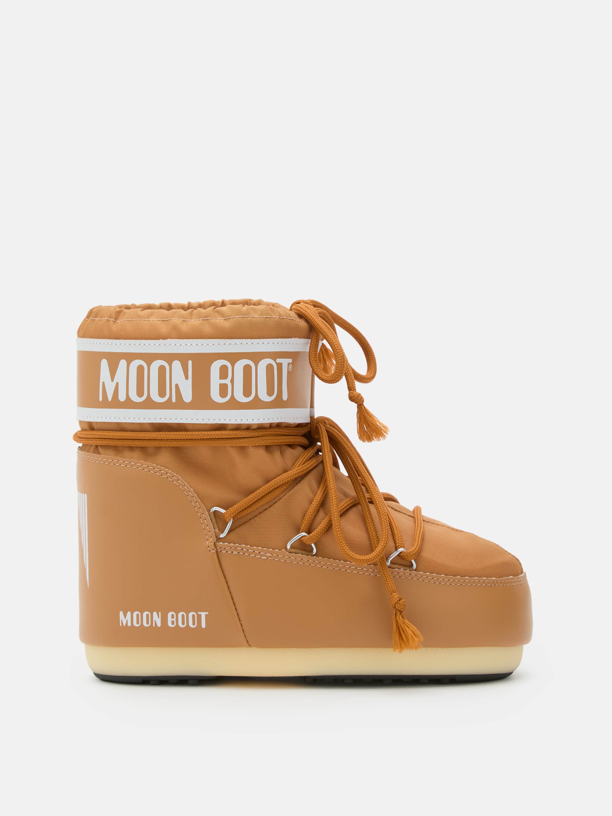 ICON LOW BROWN NYLON BOOTS